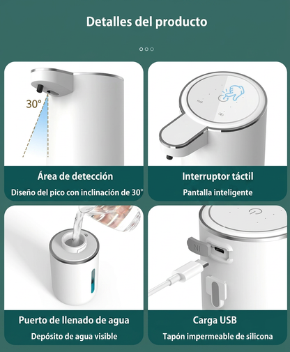 Dispensador automático de jabón