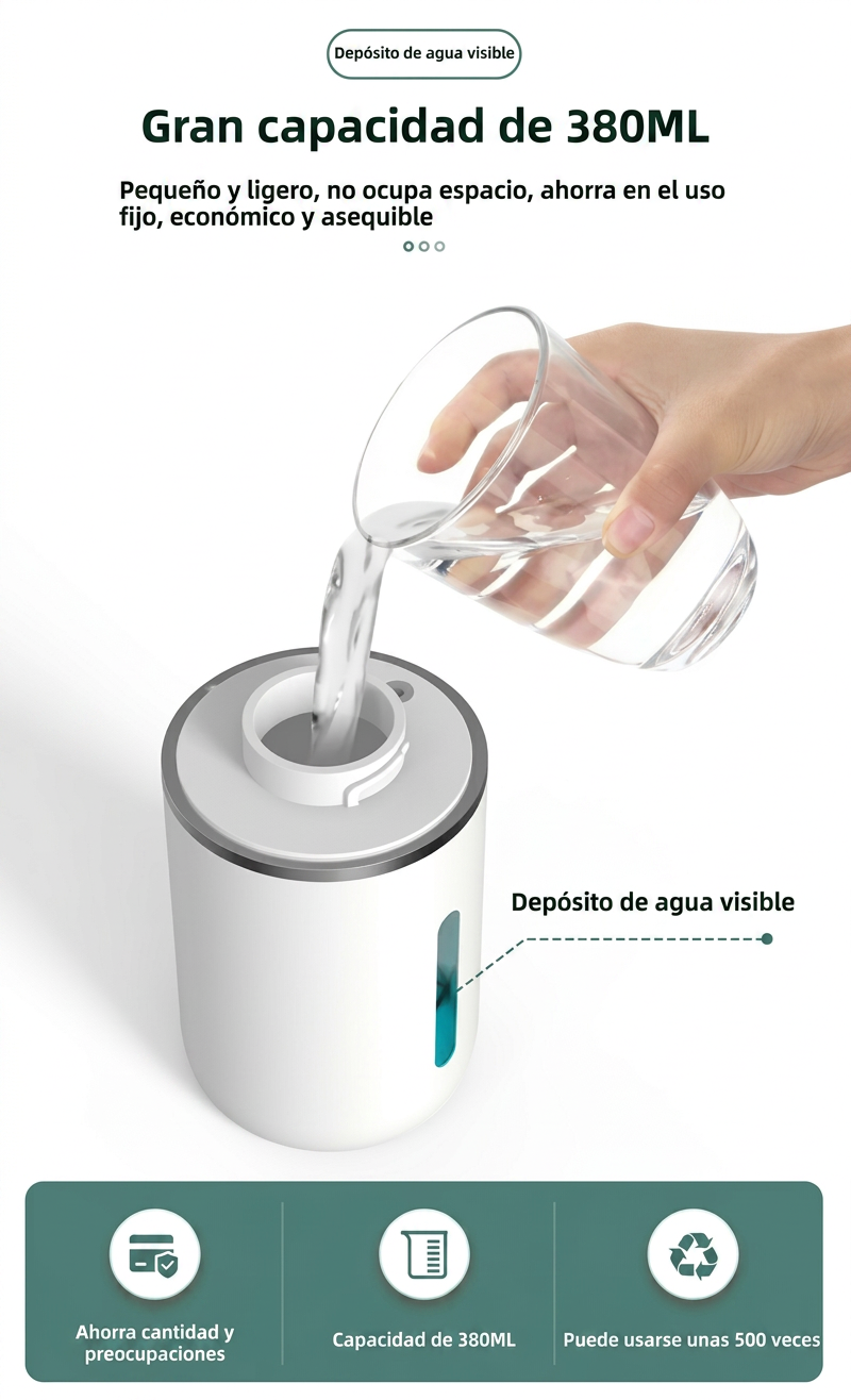 Dispensador automático de jabón