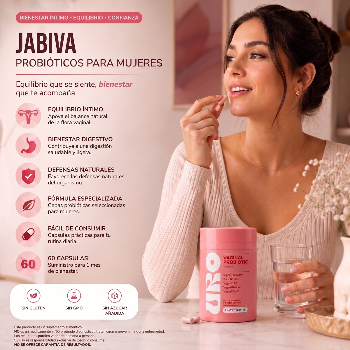🌸 JABIVA — Vuelve a sentirte cómoda contigo misma (60 Cápsulas)